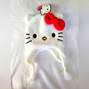 Hello Kitty wooly fleece baby hat- 12 months